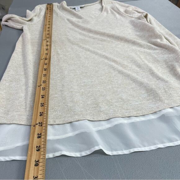 Lilly McKay collection long sleeve tunic blouse women's size Large - Picture 9 of 10